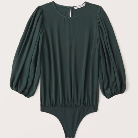 Abercrombie & Fitch Tops - Abercrombie Green Bodysuit
